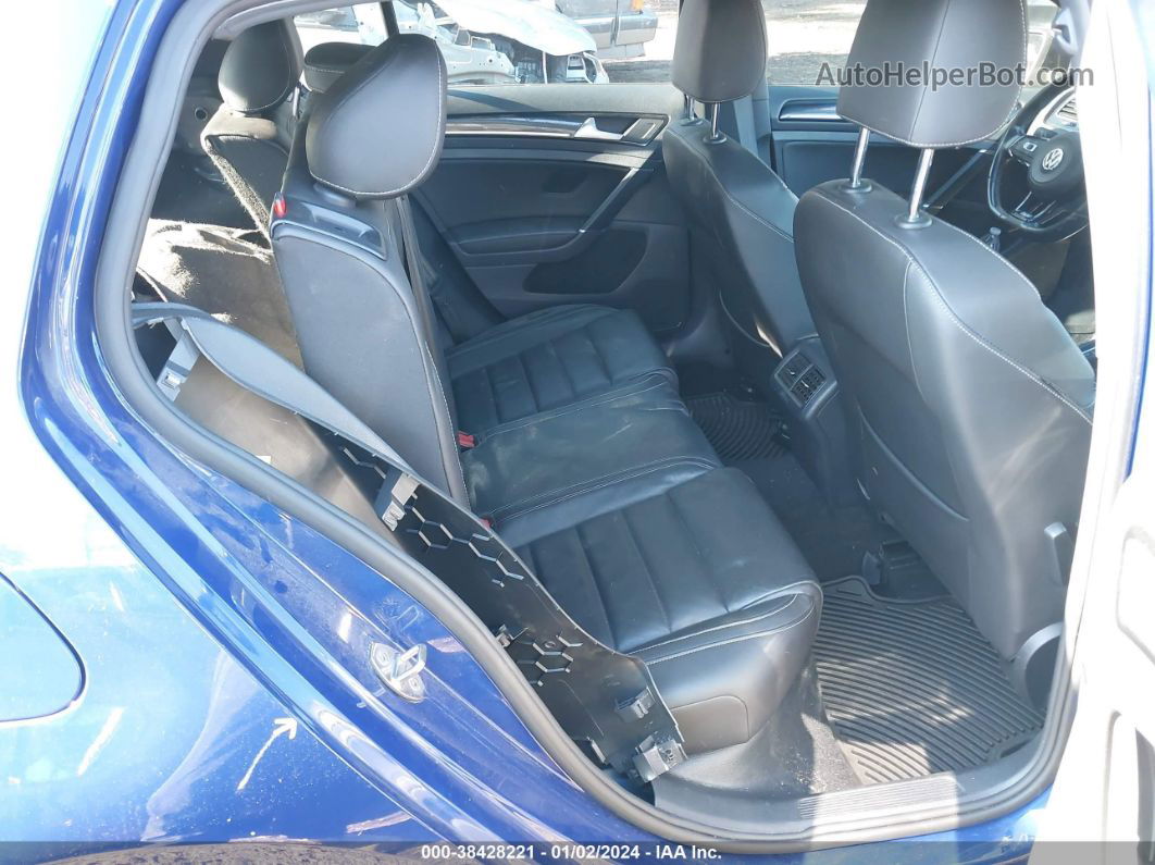 2016 Volkswagen Golf R 4-door Синий vin: WVWUF7AUXGW108983