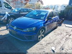 2016 Volkswagen Golf R 4-door Blue vin: WVWUF7AUXGW108983