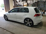 2016 Volkswagen Golf R  White vin: WVWUF7AUXGW186115