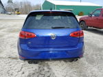 2016 Volkswagen Golf R  Blue vin: WVWUF7AUXGW195963