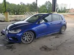 2019 Volkswagen Golf R  Blue vin: WVWVA7AU3KW209990