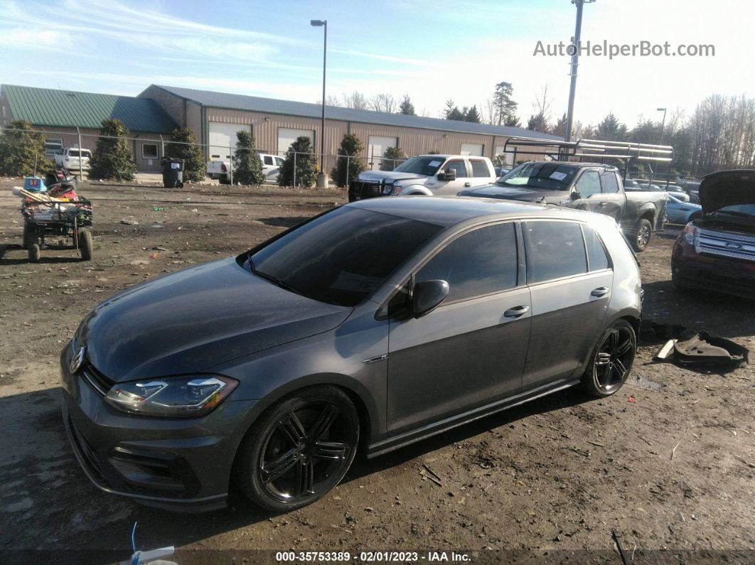 2019 Volkswagen Golf R 2.0t W/dcc & Navigation Gray vin: WVWVA7AU7KW150085