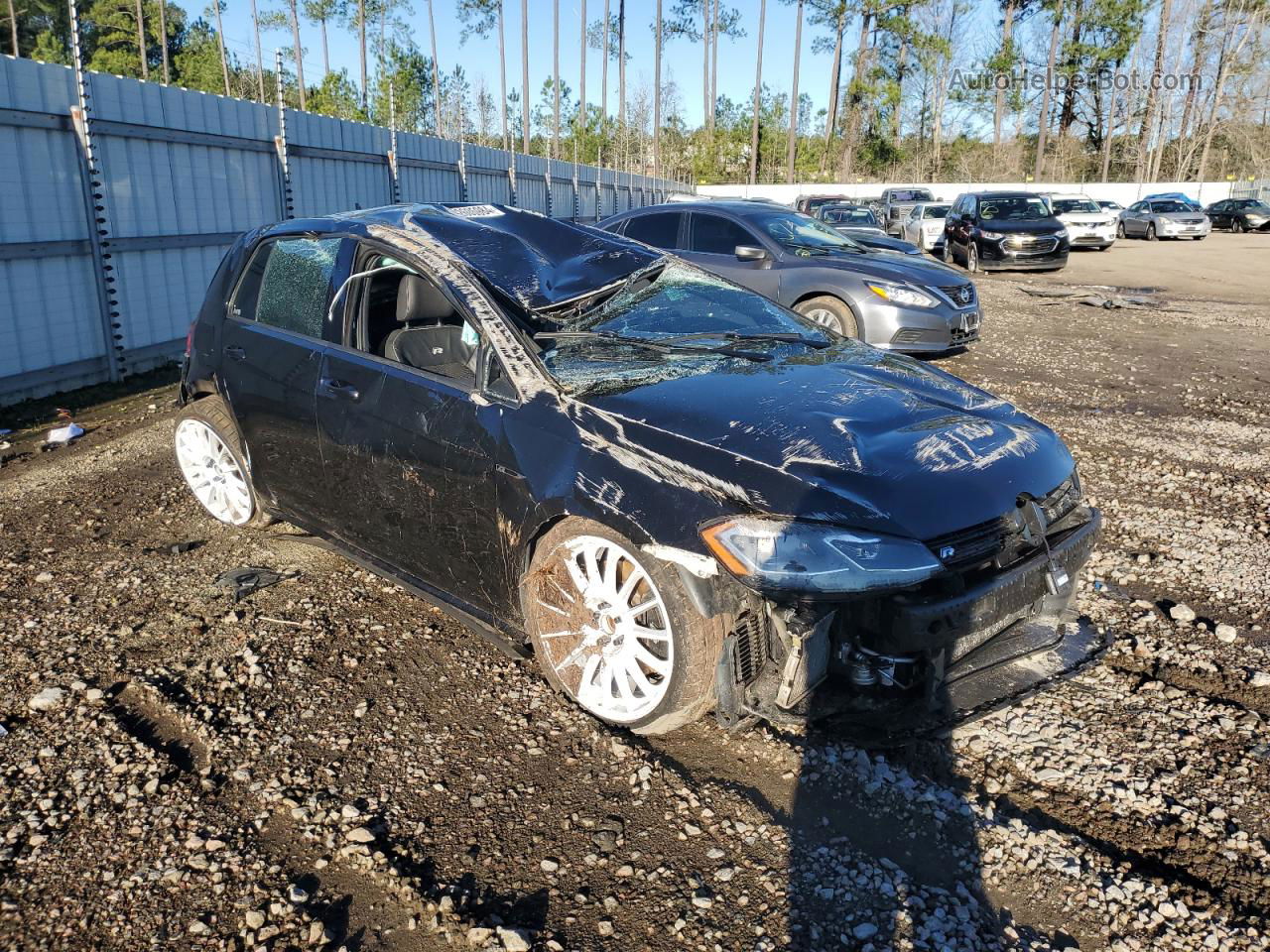 2019 Volkswagen Golf R  Black vin: WVWVA7AU7KW202928