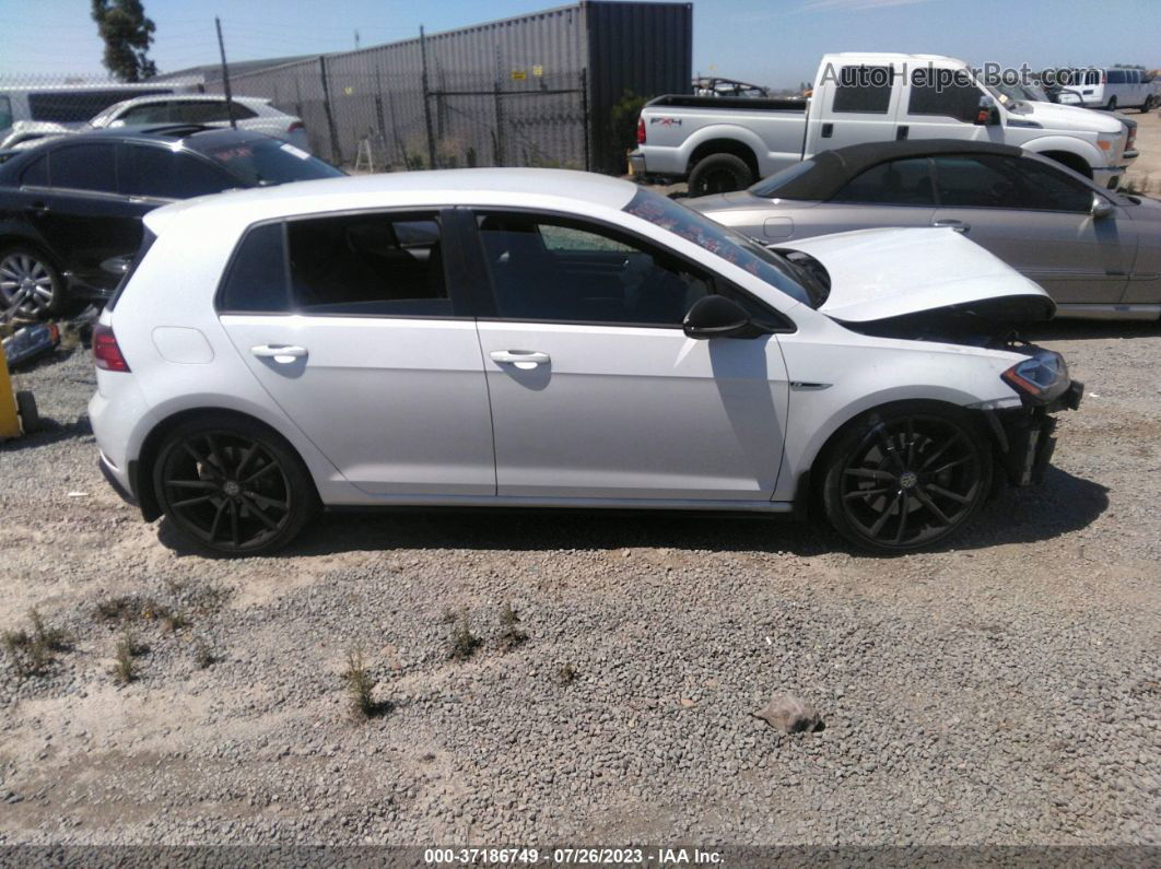 2019 Volkswagen Golf R   White vin: WVWVA7AU8KW212111