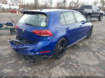 2019 Volkswagen Golf R 2.0t W/dcc & Navigation Blue vin: WVWVA7AU8KW216854