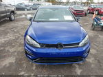 2019 Volkswagen Golf R 2.0t W/dcc & Navigation Blue vin: WVWVA7AU8KW216854