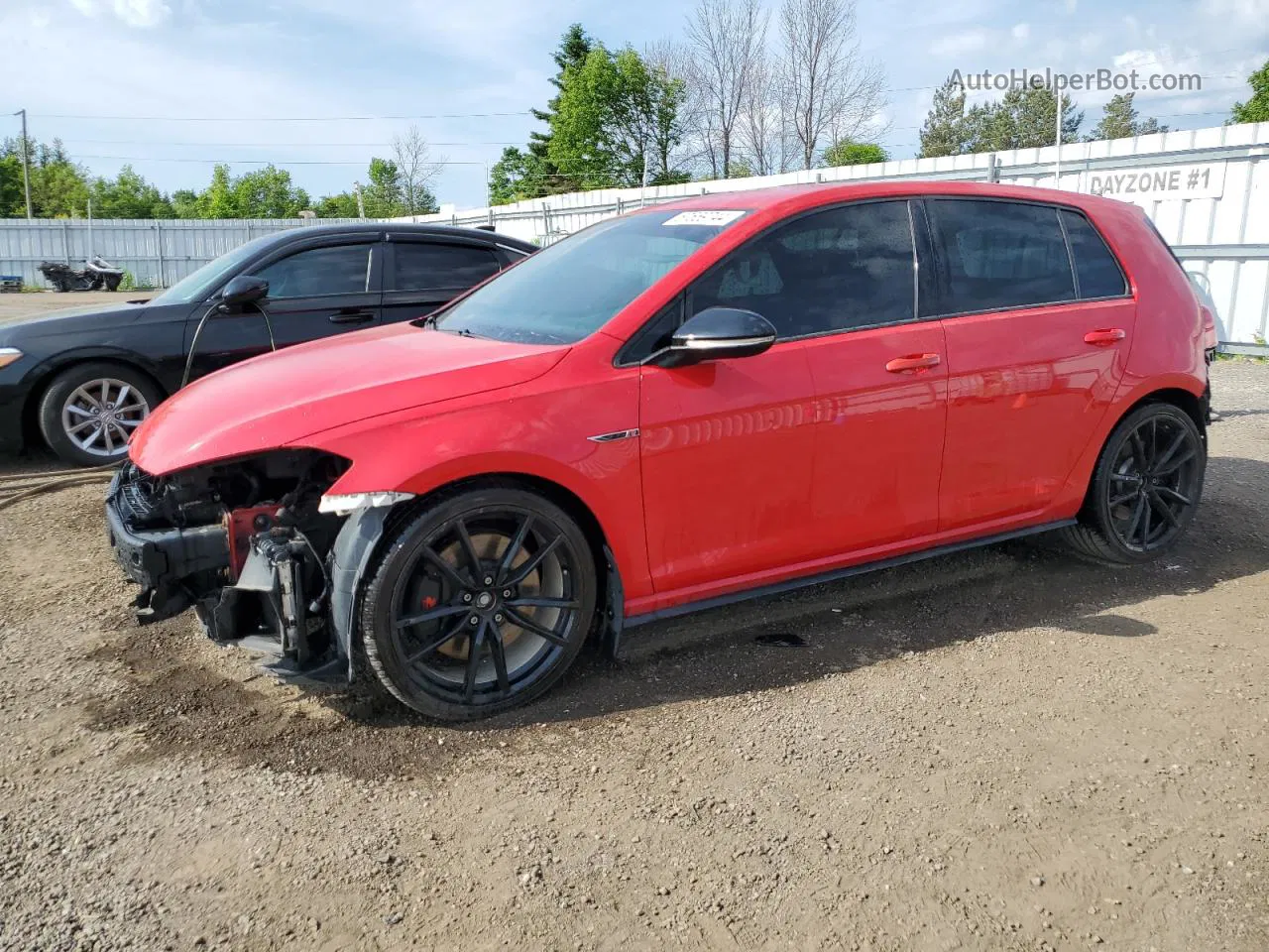 2019 Volkswagen Golf R  Красный vin: WVWVA7AUXKW135466