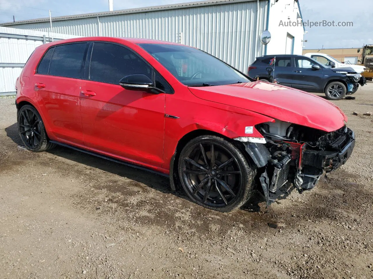 2019 Volkswagen Golf R  Red vin: WVWVA7AUXKW135466