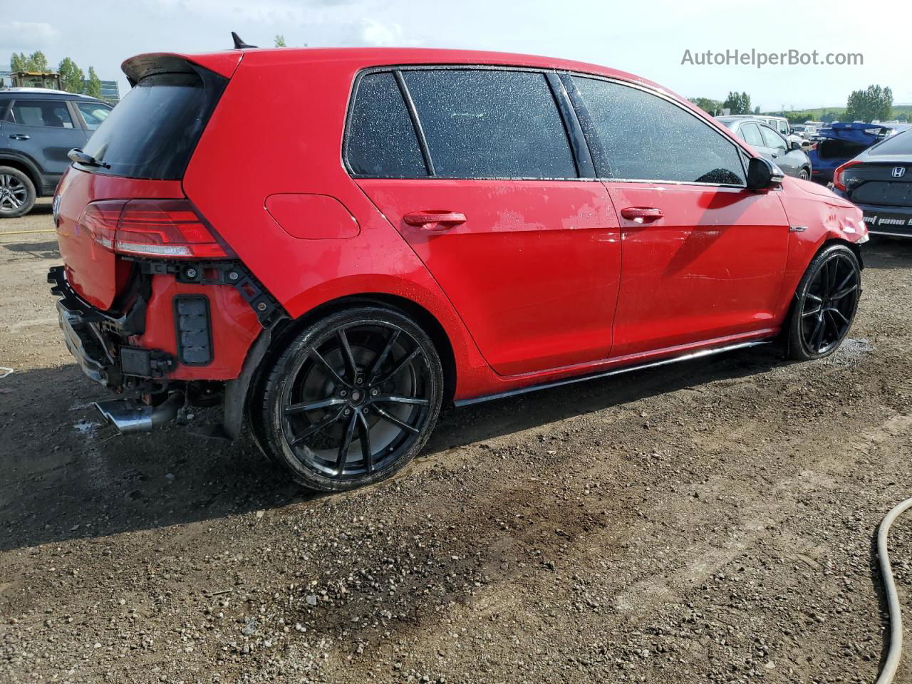 2019 Volkswagen Golf R  Красный vin: WVWVA7AUXKW135466