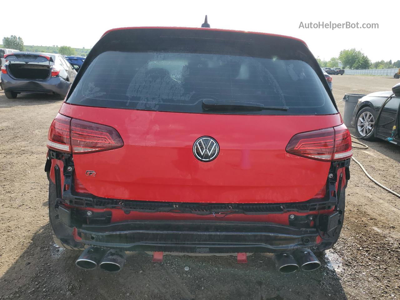 2019 Volkswagen Golf R  Красный vin: WVWVA7AUXKW135466