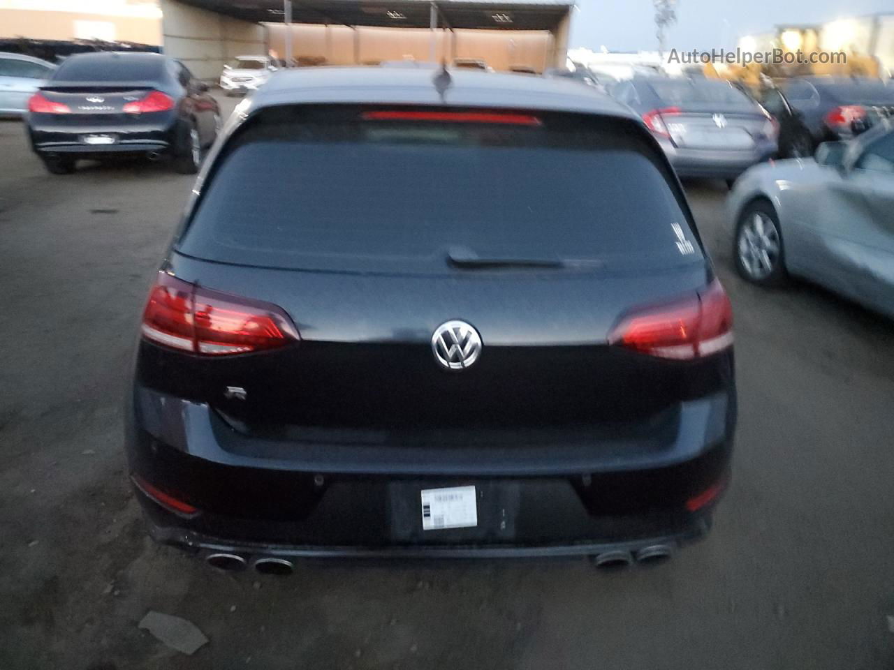 2019 Volkswagen Golf R  Black vin: WVWVA7AUXKW225524