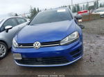 2017 Volkswagen Golf R 4-door W/dcc   Navigation Blue vin: WVWVF7AU1HW018157