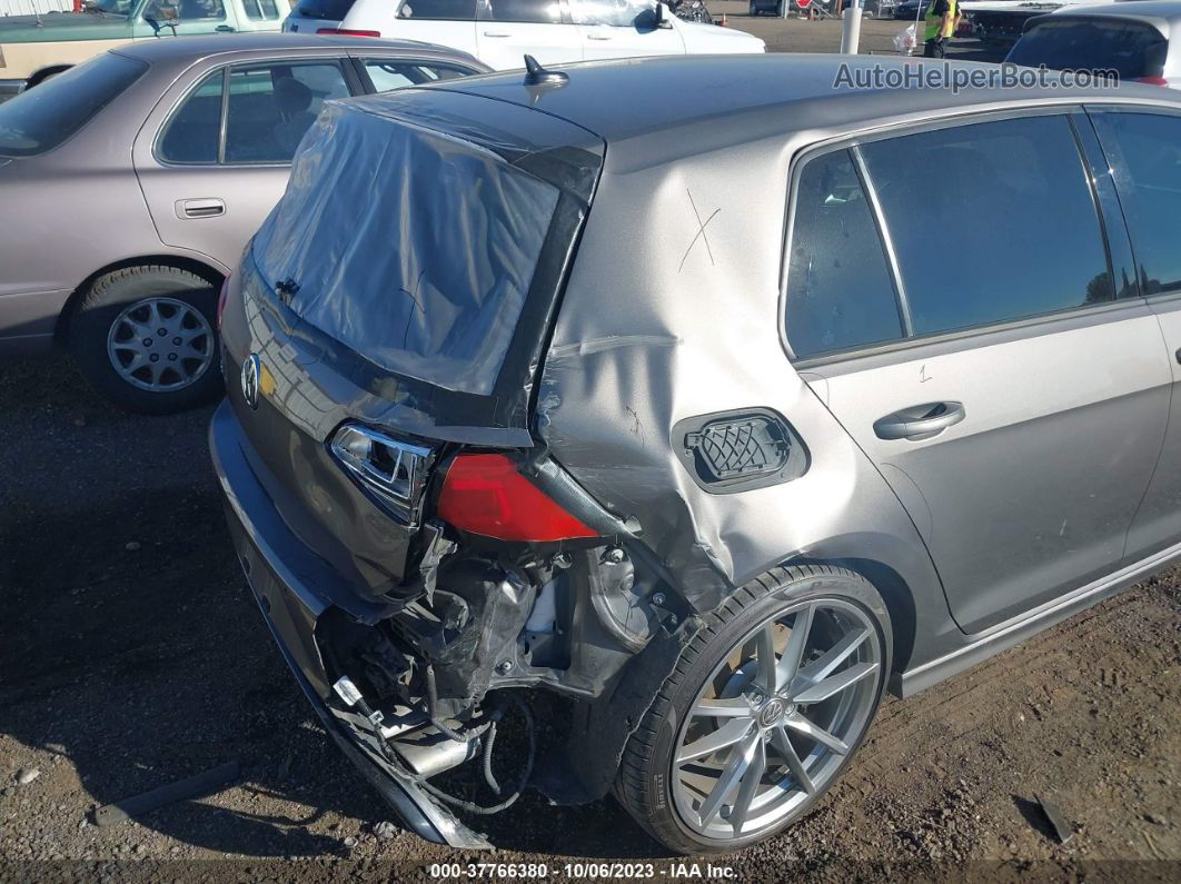 2017 Volkswagen Golf R   Gray vin: WVWVF7AU2HW110488