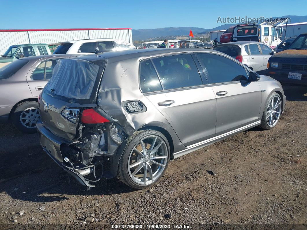 2017 Volkswagen Golf R   Gray vin: WVWVF7AU2HW110488