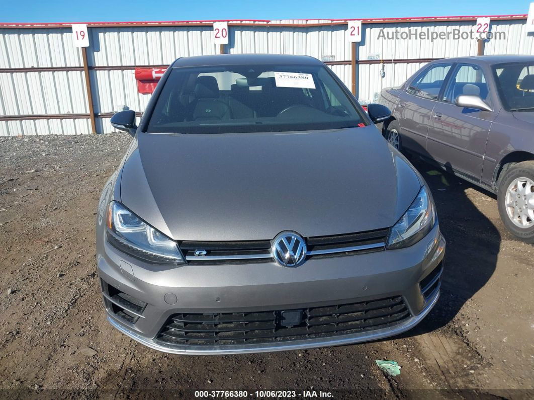 2017 Volkswagen Golf R   Gray vin: WVWVF7AU2HW110488