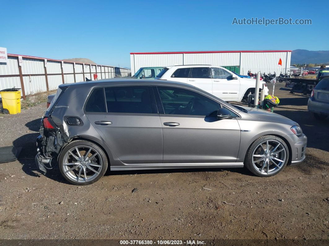 2017 Volkswagen Golf R   Gray vin: WVWVF7AU2HW110488