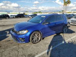 2017 Volkswagen Golf R  Blue vin: WVWVF7AU8HW187124