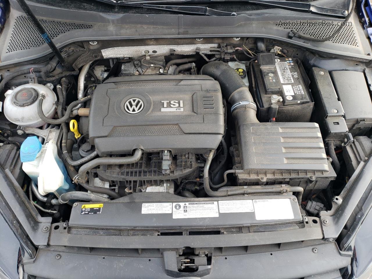 2019 Volkswagen Golf R  Синий vin: WVWWA7AU4KW114987