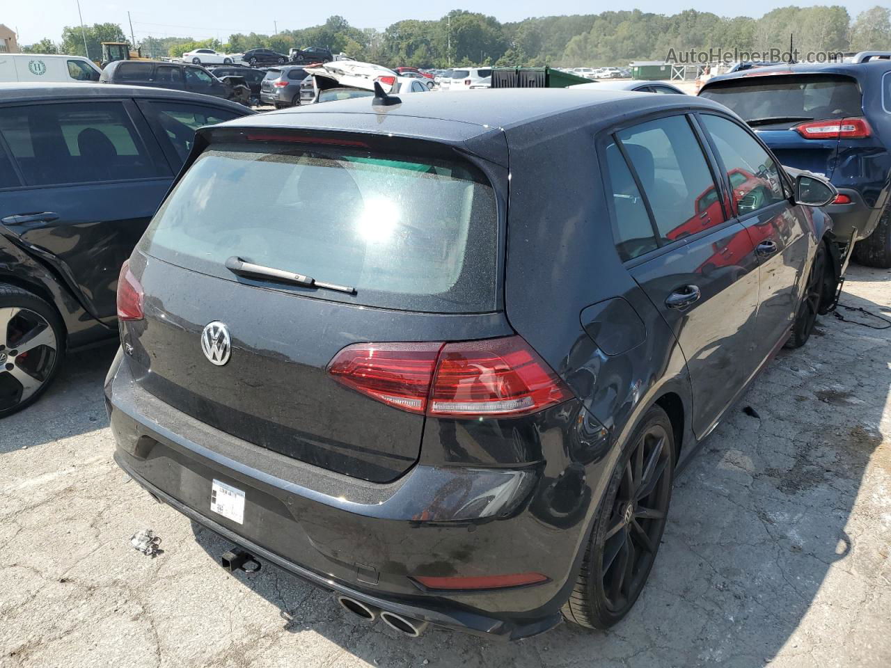 2019 Volkswagen Golf R  Black vin: WVWWA7AU6KW208739