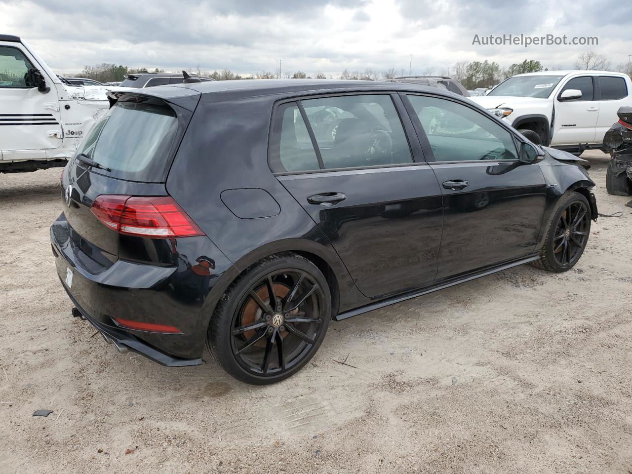 2019 Volkswagen Golf R  Black vin: WVWWA7AU6KW208739