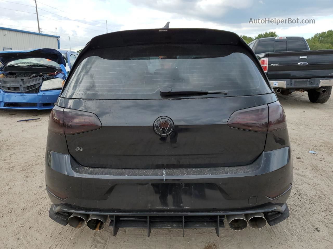 2019 Volkswagen Golf R  Black vin: WVWWA7AU7KW143884