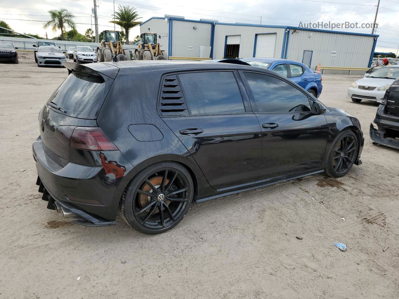 2019 Volkswagen Golf R  Black vin: WVWWA7AU7KW143884