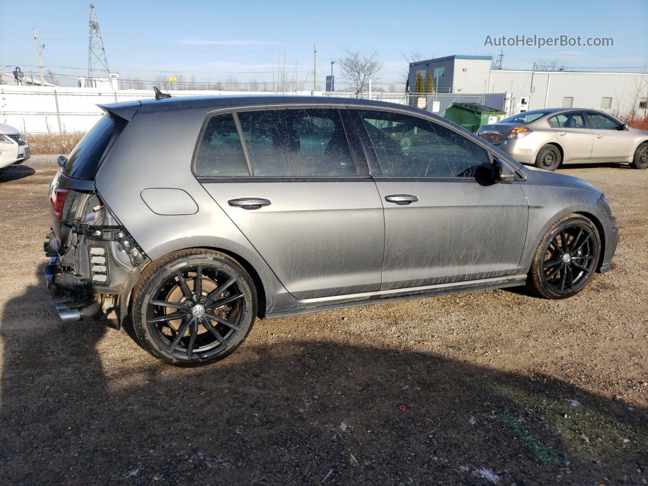 2019 Volkswagen Golf R  Gray vin: WVWWA7AU7KW188551