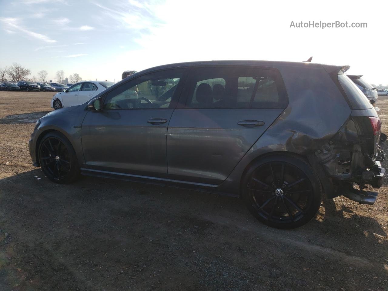 2019 Volkswagen Golf R  Gray vin: WVWWA7AU7KW188551