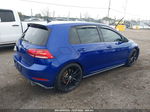 2019 Volkswagen Golf R 2.0t W/dcc   Navigation Blue vin: WVWWA7AU8KW221217