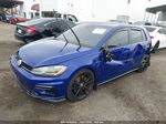 2019 Volkswagen Golf R 2.0t W/dcc   Navigation Blue vin: WVWWA7AU8KW221217