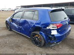 2019 Volkswagen Golf R 2.0t W/dcc   Navigation Blue vin: WVWWA7AU8KW221217