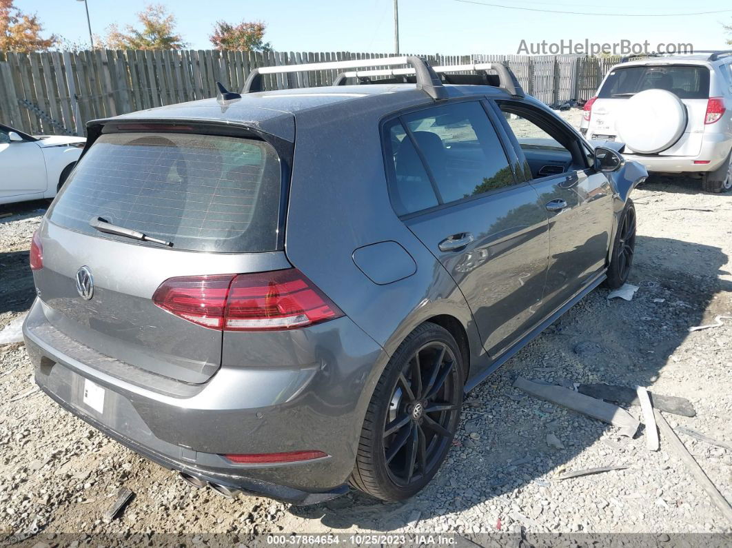 2019 Volkswagen Golf R 2.0t W/dcc & Navigation Gray vin: WVWWA7AUXKW177575