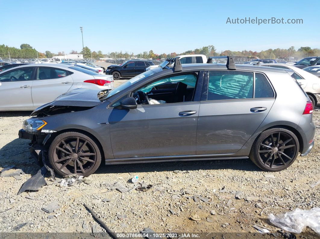 2019 Volkswagen Golf R 2.0t W/dcc & Navigation Gray vin: WVWWA7AUXKW177575