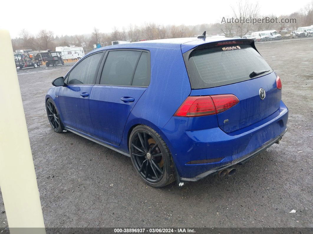 2019 Volkswagen Golf R 2.0t W/dcc   Navigation Синий vin: WVWWA7AUXKW181786