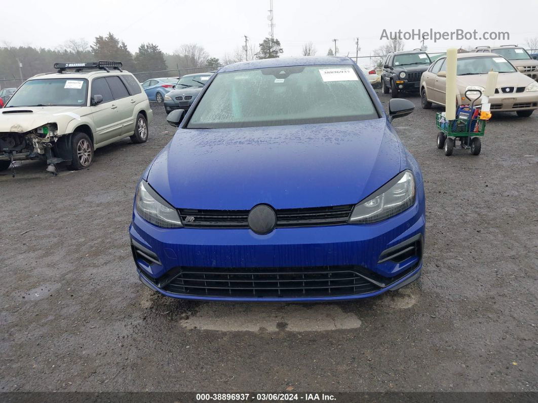 2019 Volkswagen Golf R 2.0t W/dcc   Navigation Синий vin: WVWWA7AUXKW181786