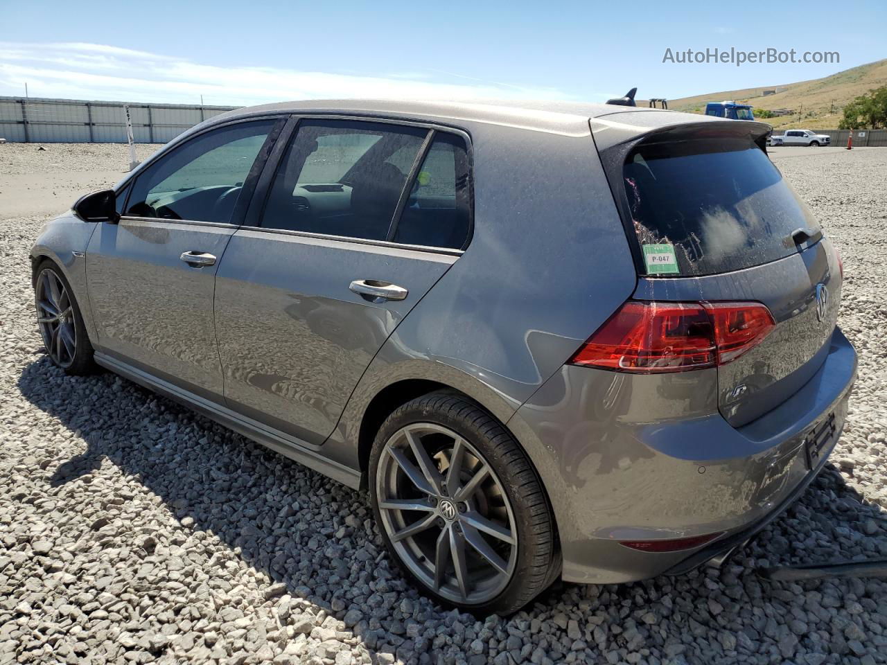 2017 Volkswagen Golf R  Серый vin: WVWWF7AU2HW120684