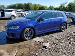 2017 Volkswagen Golf R  Blue vin: WVWWF7AU6HW074986