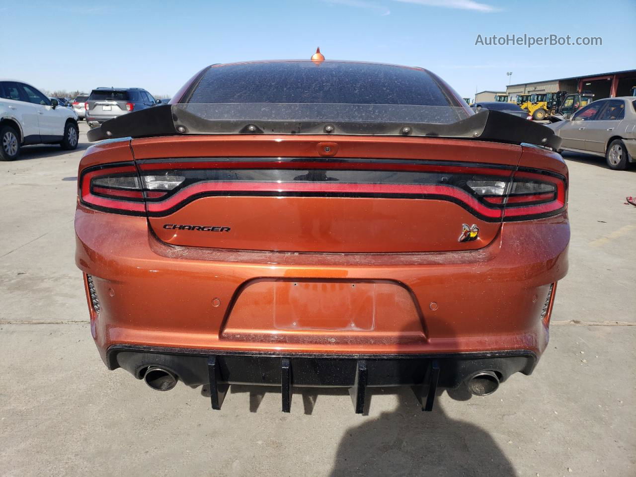 2021 Dodge Charger Scat Pack Orange vin: 2C3CDXGJ4MH614158