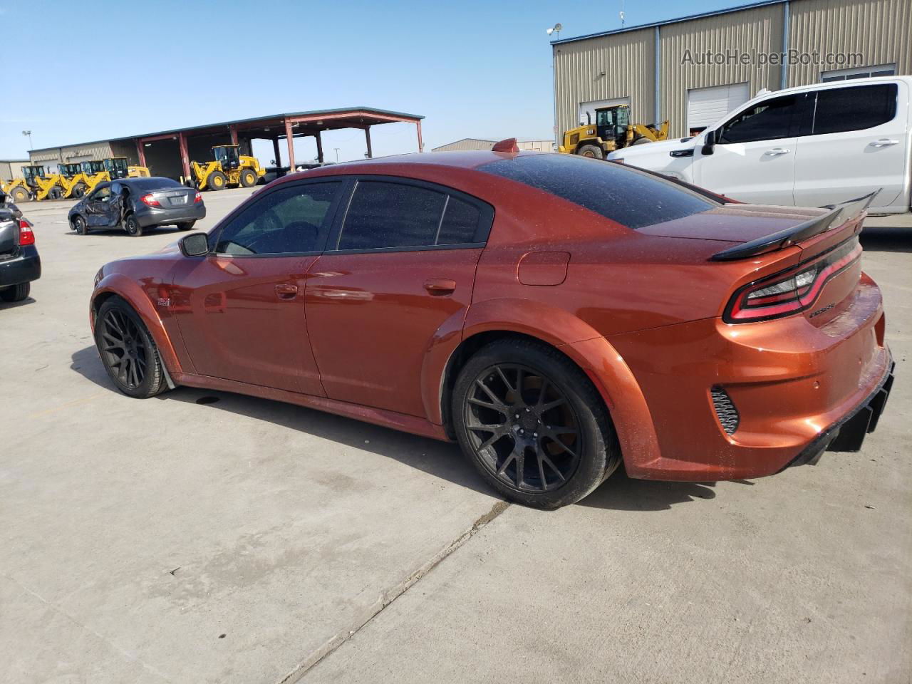 2021 Dodge Charger Scat Pack Orange vin: 2C3CDXGJ4MH614158