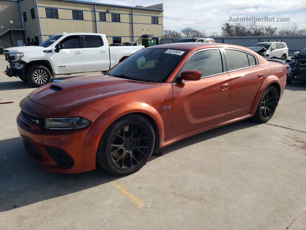 2021 Dodge Charger Scat Pack Orange vin: 2C3CDXGJ4MH614158