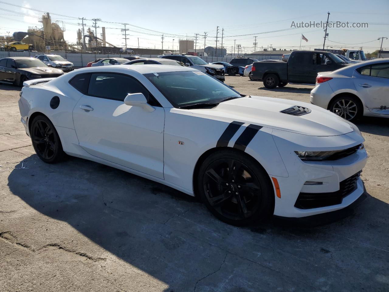 2020 Chevrolet Camaro Lz White vin: 1G1FE1R72L0101135