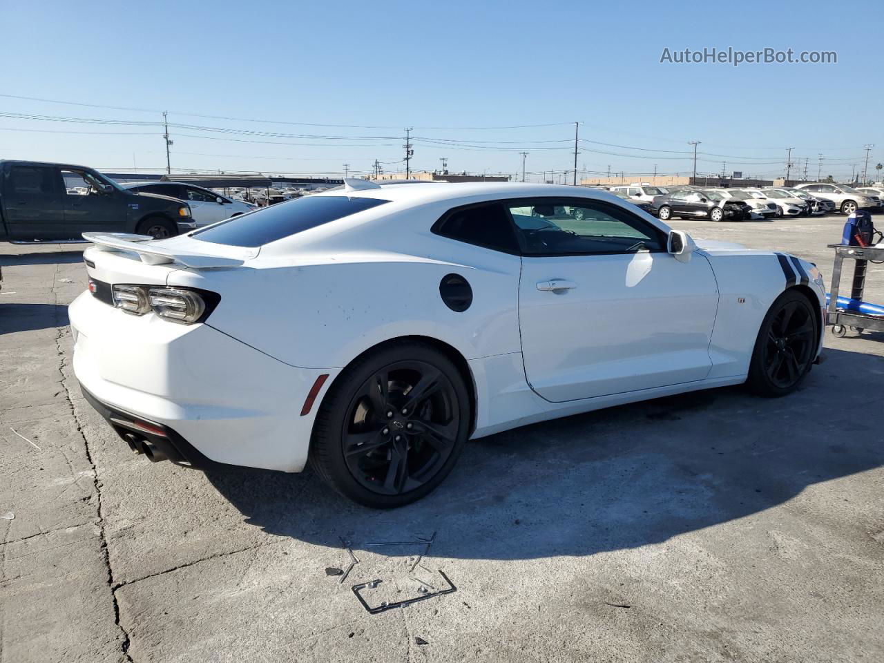 2020 Chevrolet Camaro Lz White vin: 1G1FE1R72L0101135