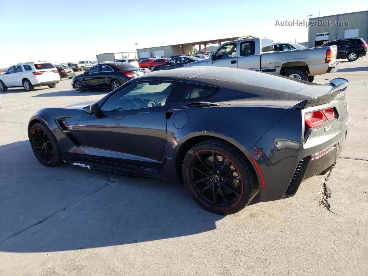 2017 Chevrolet Corvette Grand Sport 1lt Gray vin: 1G1YW2D75H5124423