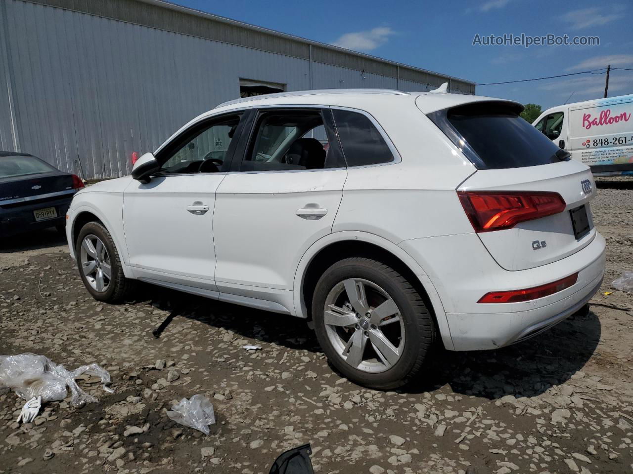 2018 Audi Q5 Premium Plus White vin: WA1BNAFY5J2030365