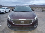 2017 Kia Sorento Lx Burgundy vin: 5XYPG4A35HG288016