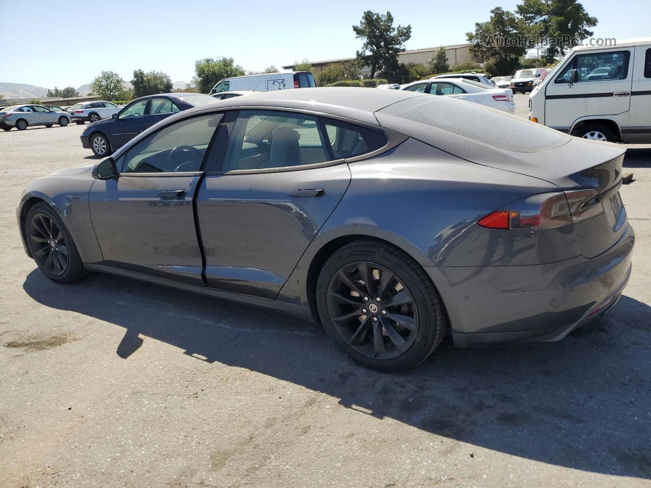 2016 Tesla Model S  Gray vin: 5YJSA1E13GF128323