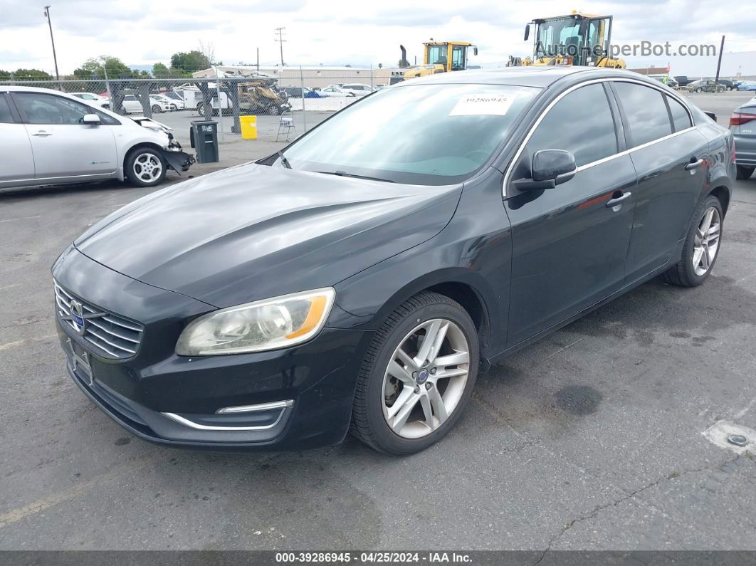 2015 Volvo S60 T5 Premier Black vin: YV126MFB0F2318134