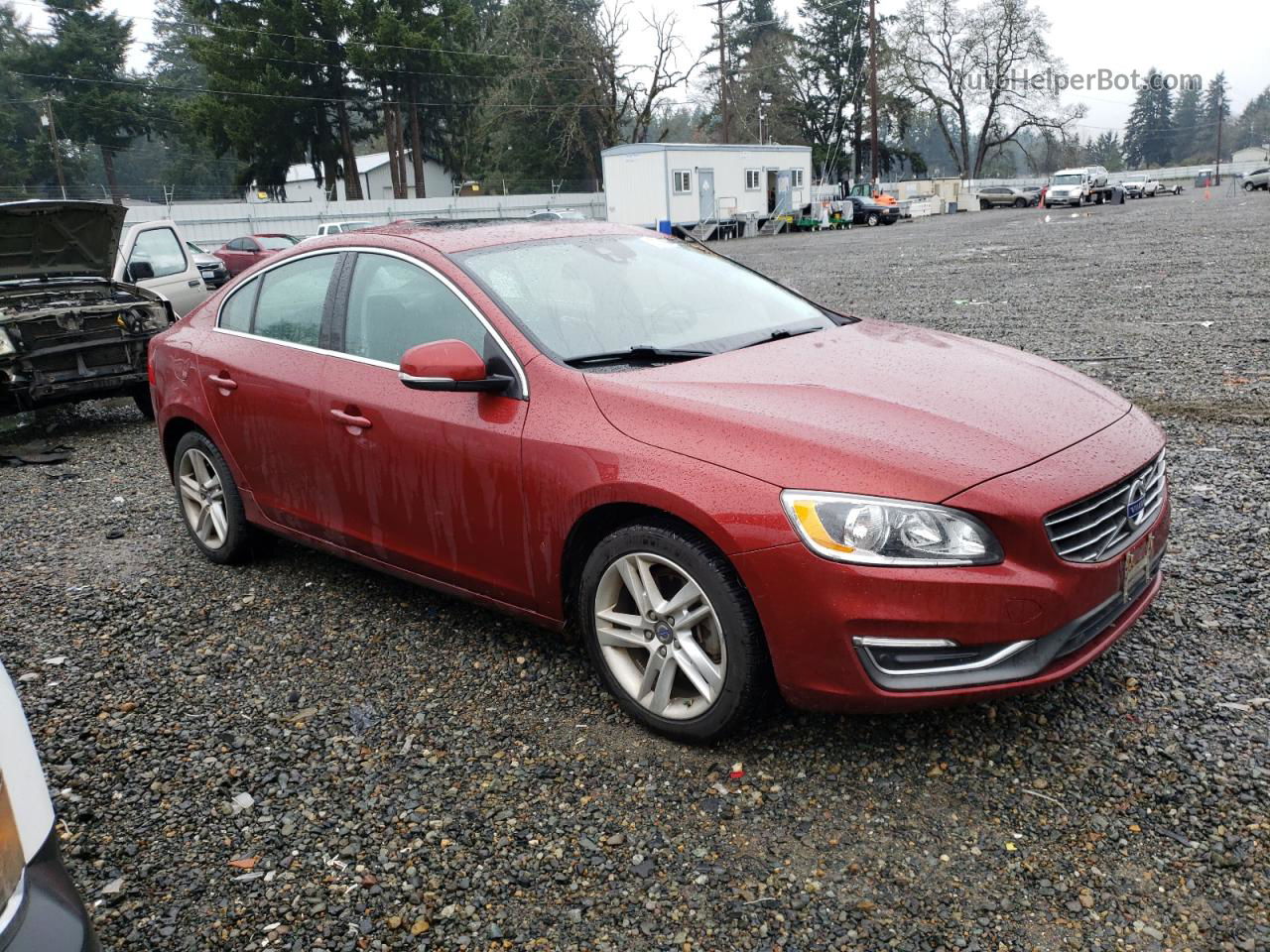 2015 Volvo S60 Premier Бордовый vin: YV126MFB4F2307542