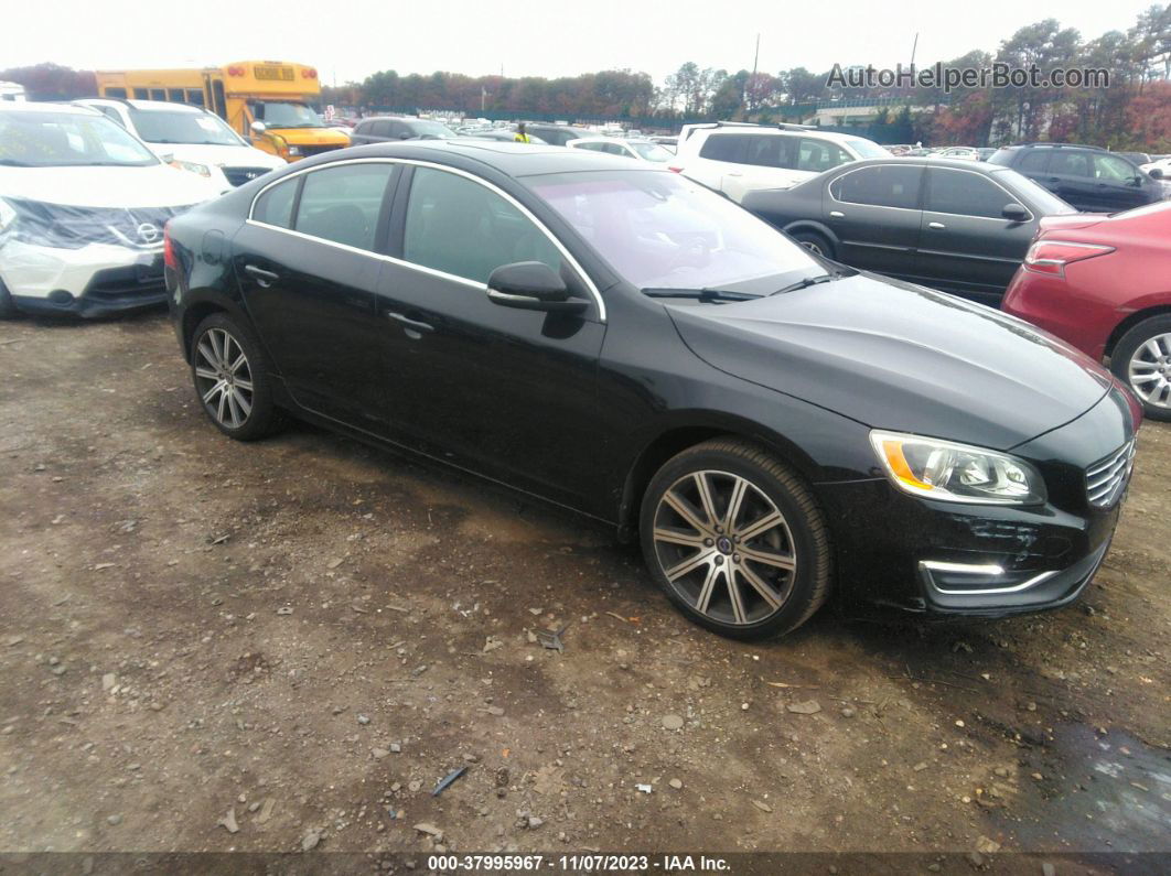 2015 Volvo S60 T5 Drive-e Premier Black vin: YV126MFB6F2299573