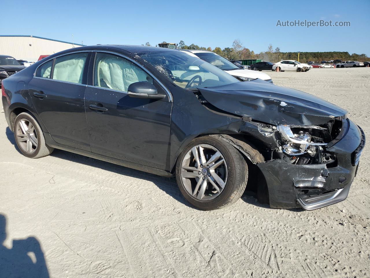 2015 Volvo S60 Premier+ Black vin: YV126MFC7F1306898